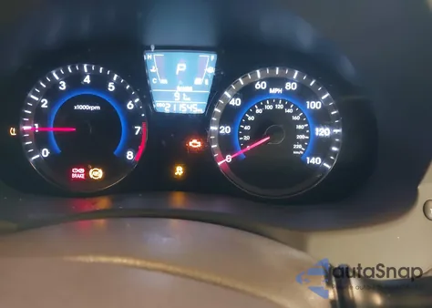 2014 Hyundai Accent Gls из США, поврежденный, VIN KMHCU4AE7EU761512